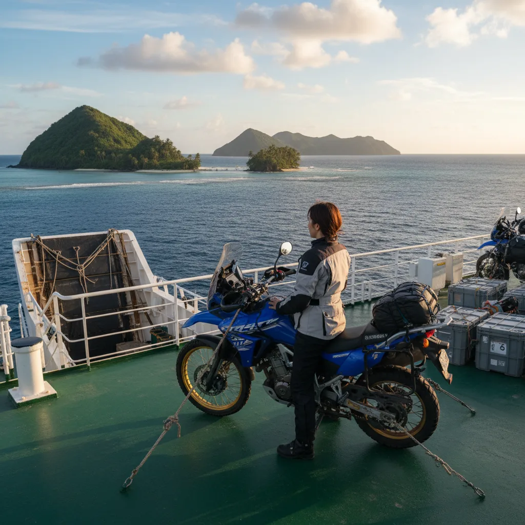 ## 小笠原諸島へのバイク持ち込み！完全ガイド