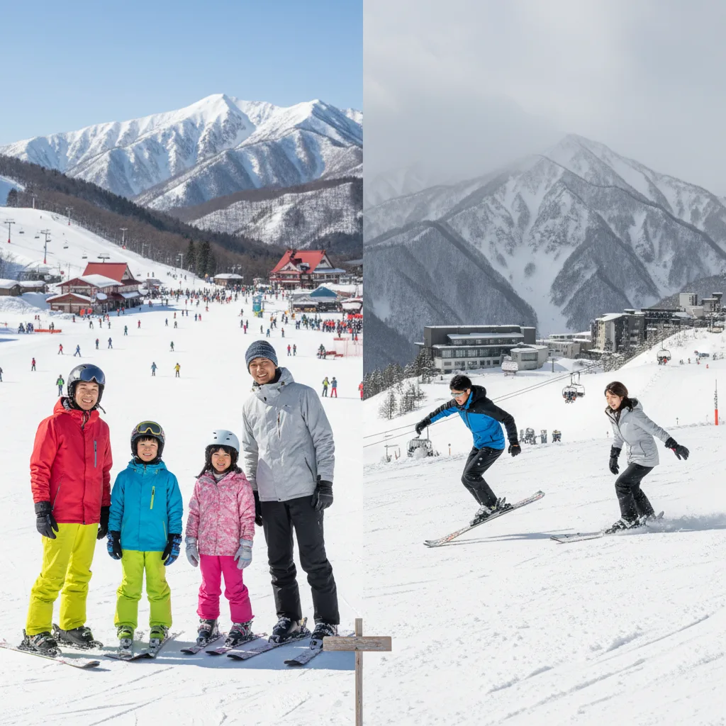 ## 目的別！赤倉温泉スキー場と赤倉観光リゾートスキー場どっち