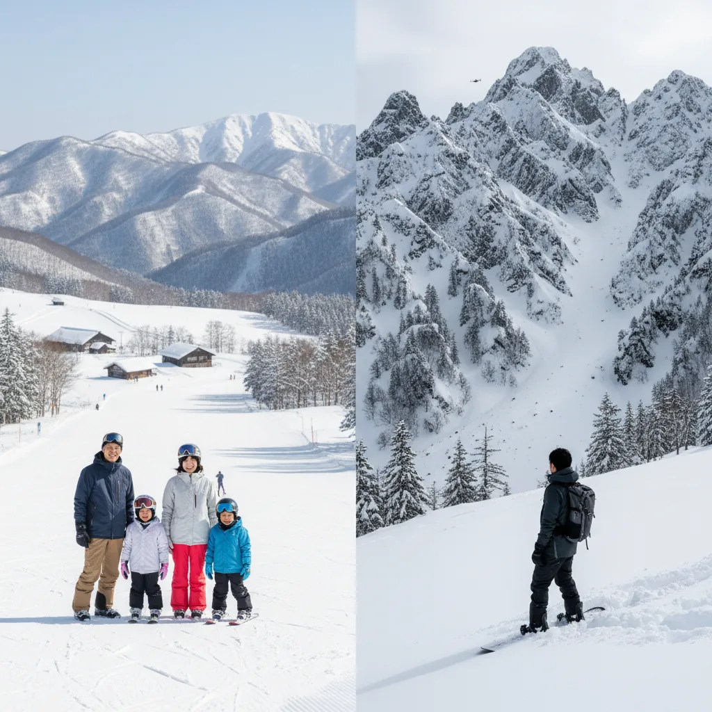 ## 目的別で解決！志賀高原と白馬どっちを選ぶ？