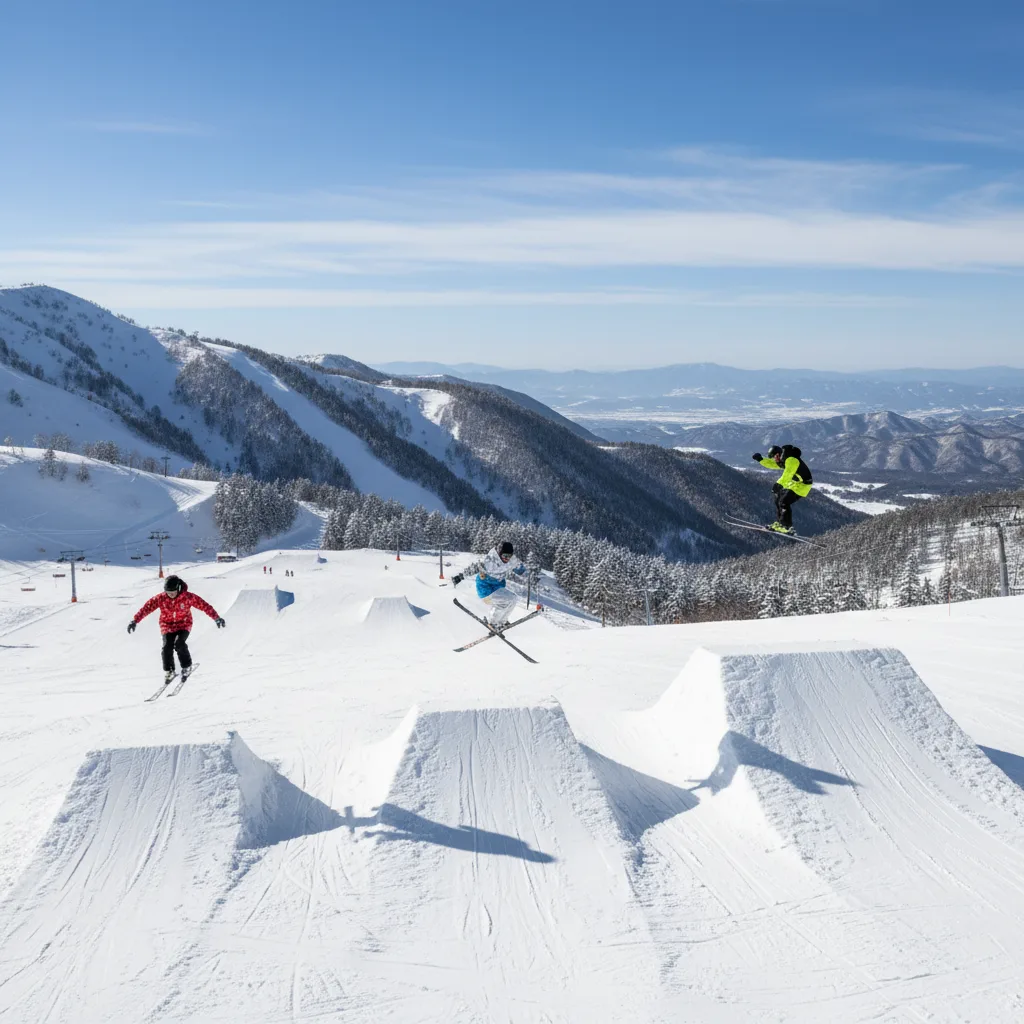 ## レベル別！志賀高原パークのキッカーの楽しみ方