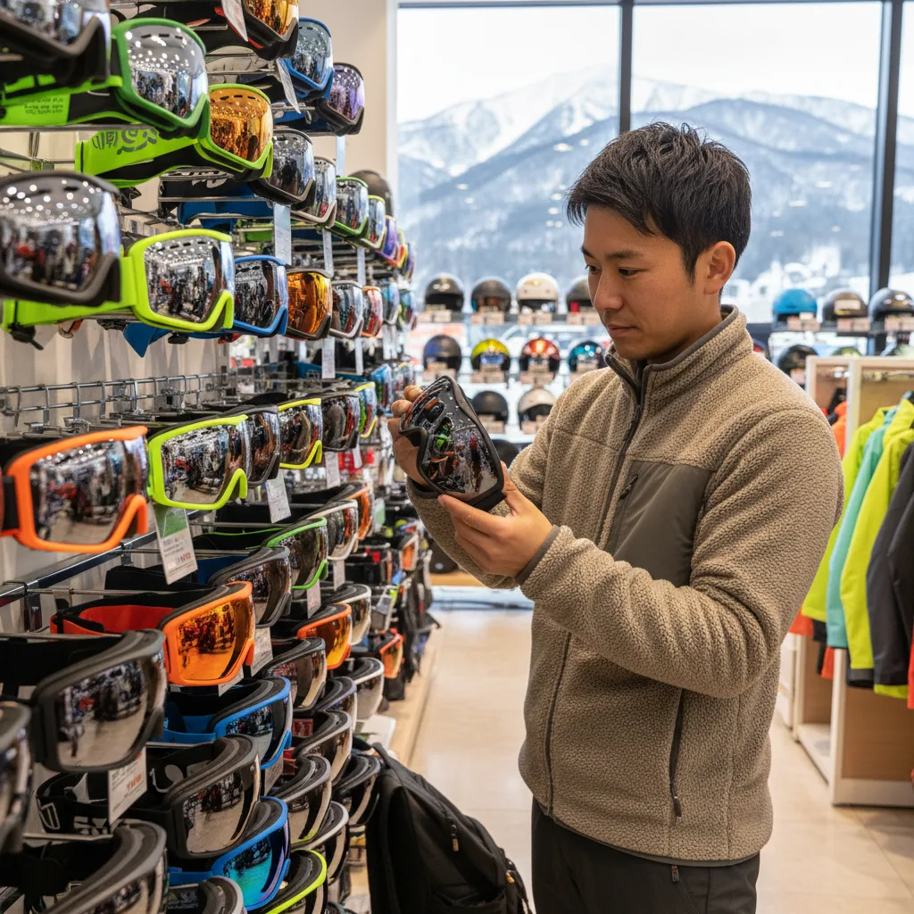 ## 軽井沢プリンスホテルスキー場のゴーグル購入と準備