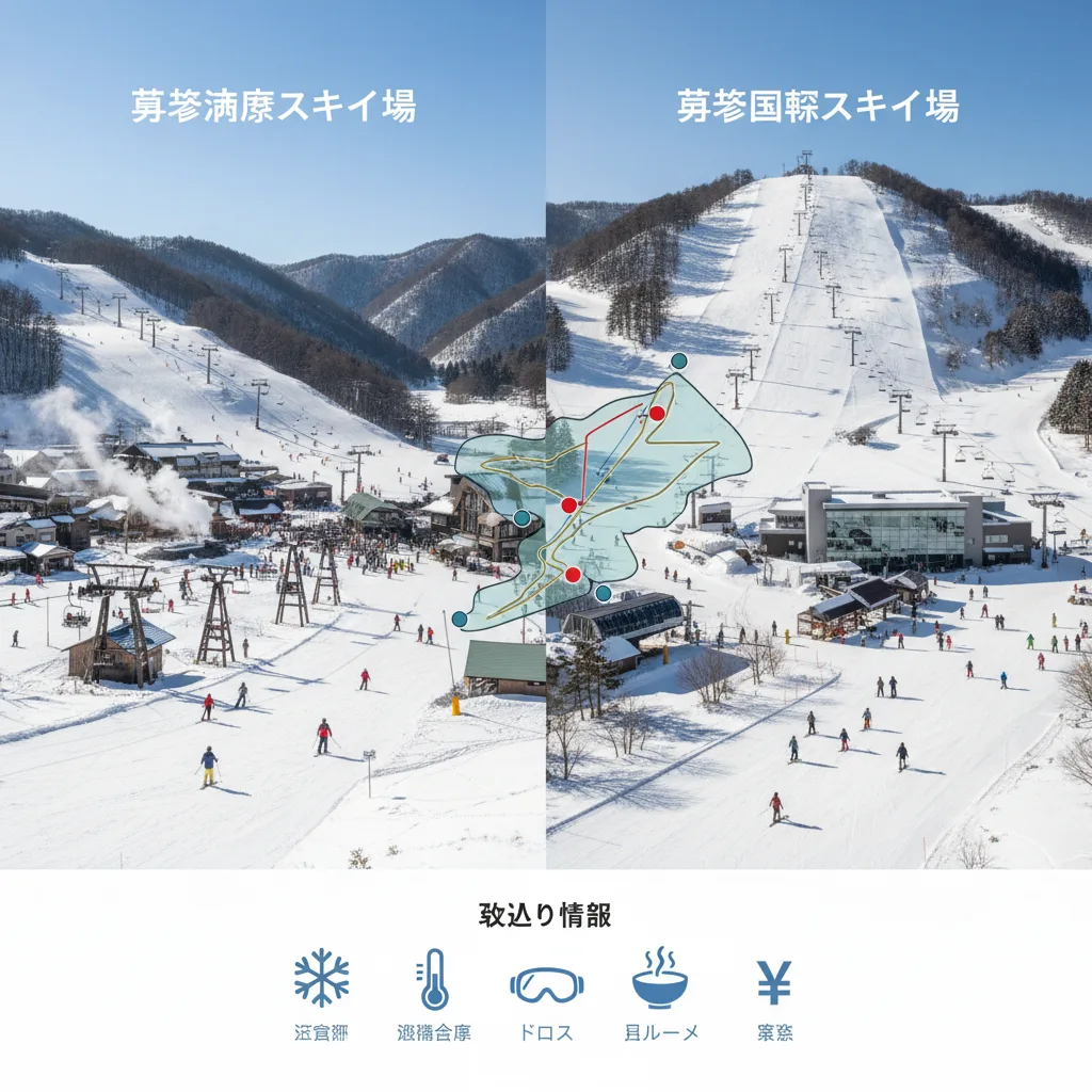 ## 草津温泉スキー場と草津国際スキー場の違いと役立つ情報