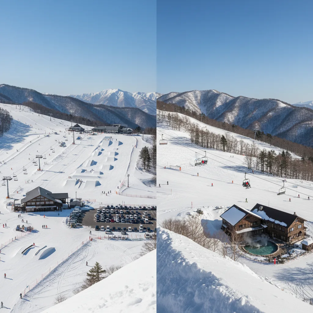## 詳細比較！高鷲スノーパークと鷲ヶ岳スキー場どっちを選ぶ