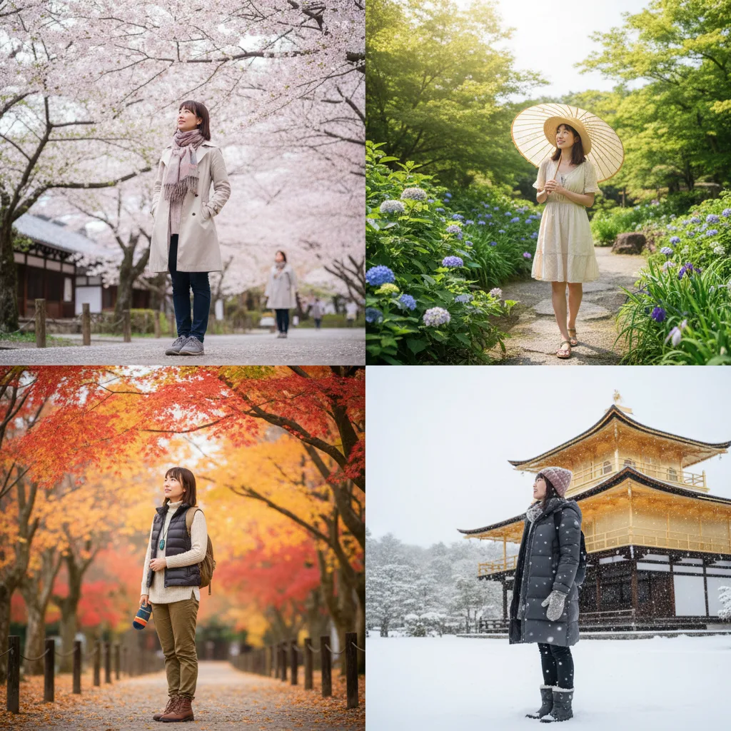 ## 季節別で見る平泉の天気と服装のポイント