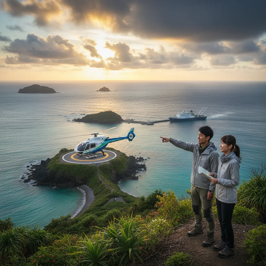 ## 小笠原諸島でのヘリコプター活用と将来の計画