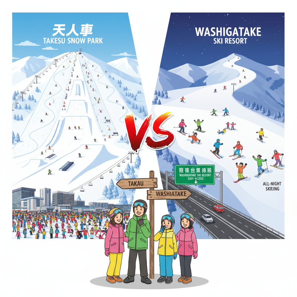高鷲と鷲ヶ岳どっち？スキー場選びで失敗しない比較ガイド