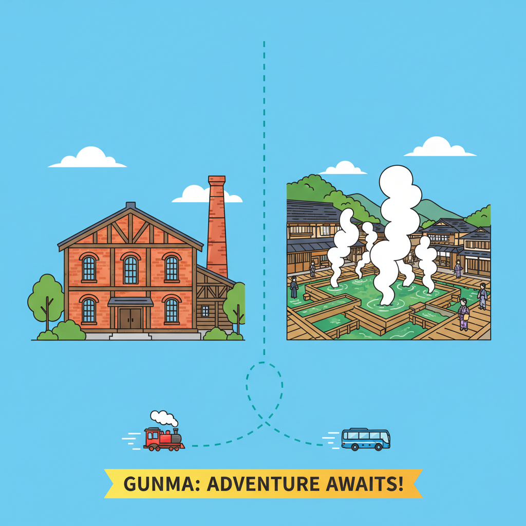 富岡製糸場から草津温泉へバスで行く！アクセス完全ガイド