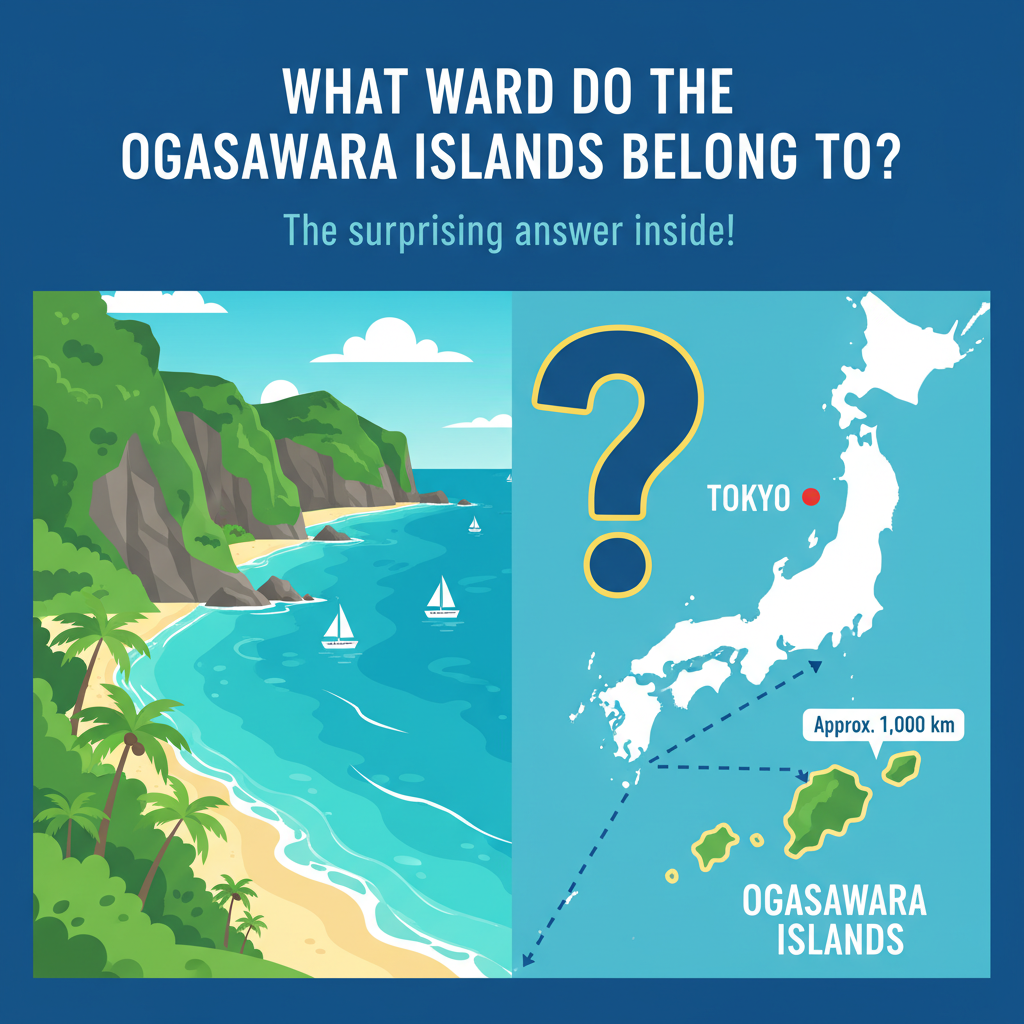 小笠原諸島は何区？23区外の行政区分を徹底解説！