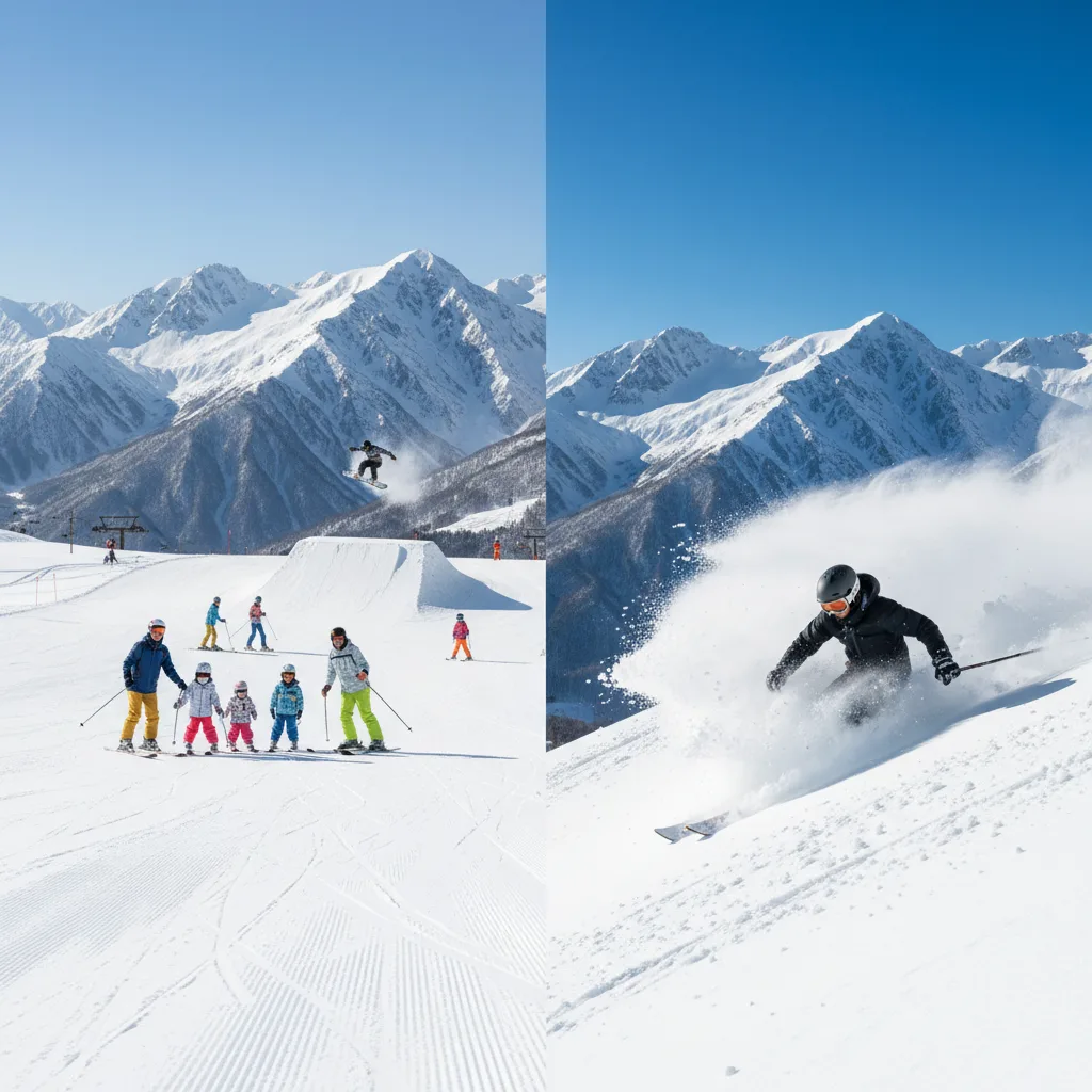 白馬五竜と八方尾根はどっち？レベル別に徹底比較