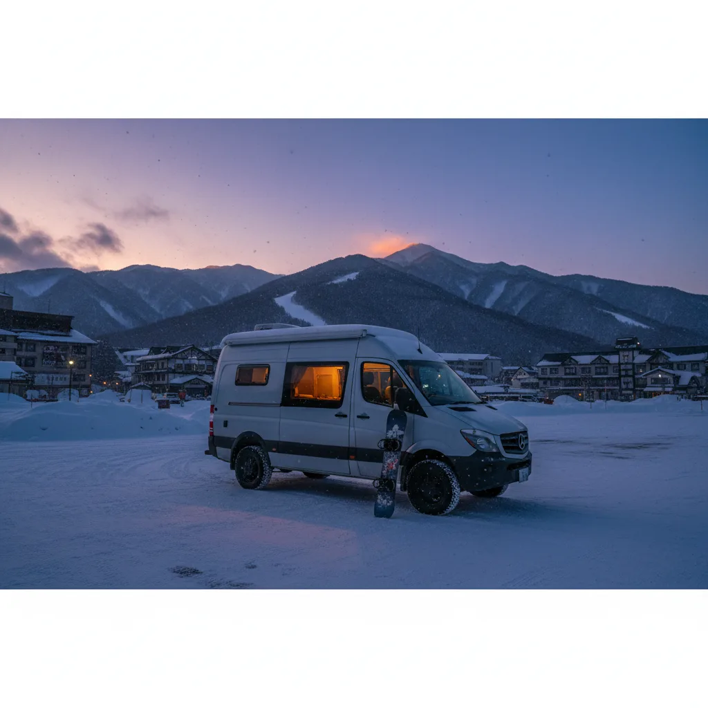 野沢温泉スキー場車中泊完全ガイド！公認Pやコツを解説