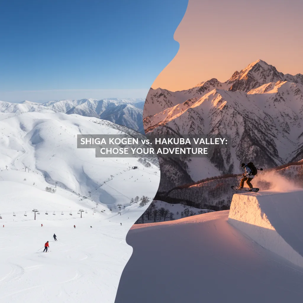 志賀高原と白馬どっちがいい？7つの違いで徹底比較！