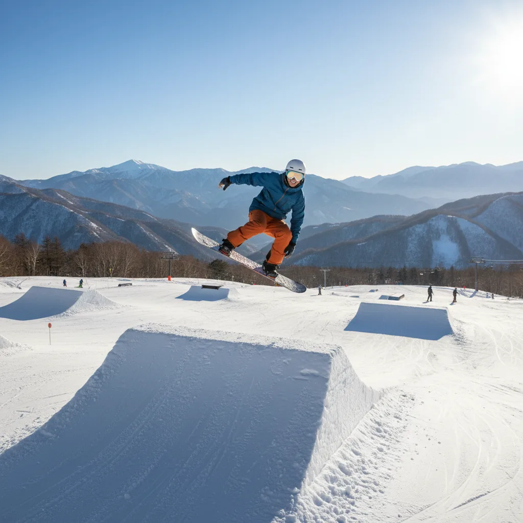 志賀高原パークのキッカー攻略！初心者でも安心の楽しみ方