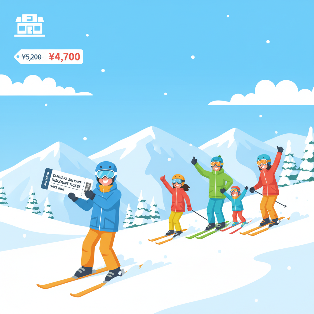 たんばらスキーパーク割引はコンビニで！料金や買い方まとめ