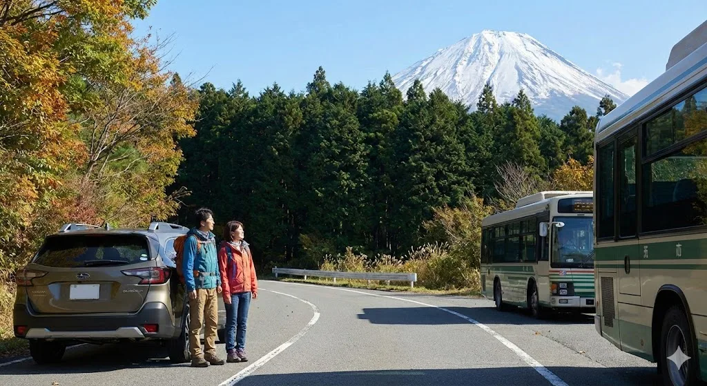 車とバス！富士山樹海への行き方を徹底解説