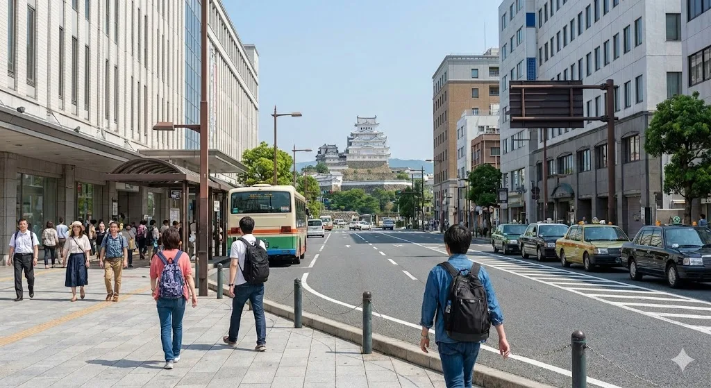 姫路城へは駅から何分？アクセス方法を徹底比較