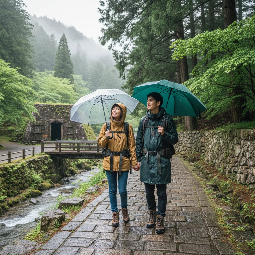 ## 石見銀山 雨の日の観光を楽しむための準備