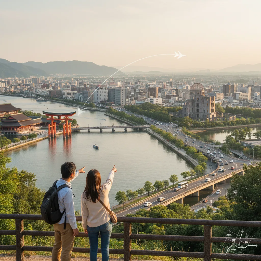 ## 厳島神社と原爆ドームの距離と移動手段の基本