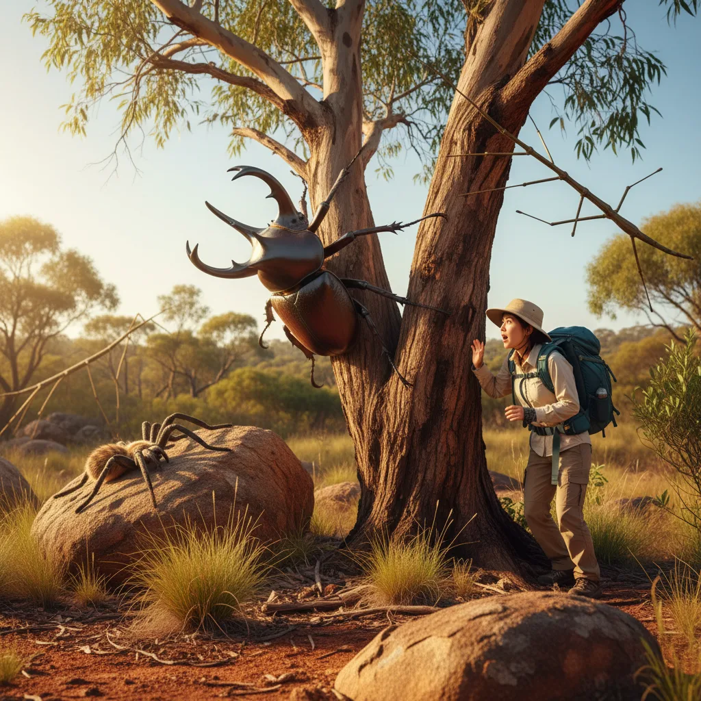 ## 「オーストラリア虫でかい」は本当？巨大生物との遭遇旅