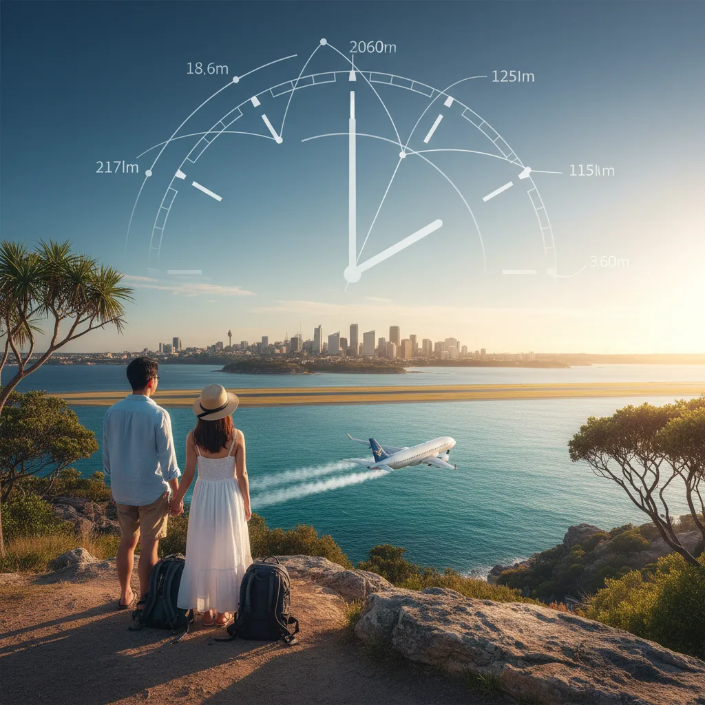 ## オーストラリアまで何時間？都市別のフライト時間を解説