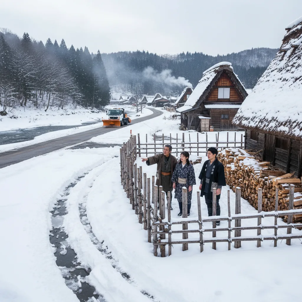 ## 白川郷の住んでる人が守るルールと直面する課題