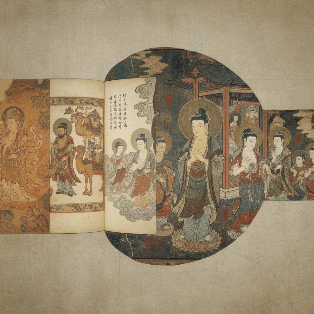 ## 法隆寺金堂壁画は何文化の影響を受けたか、その軌跡