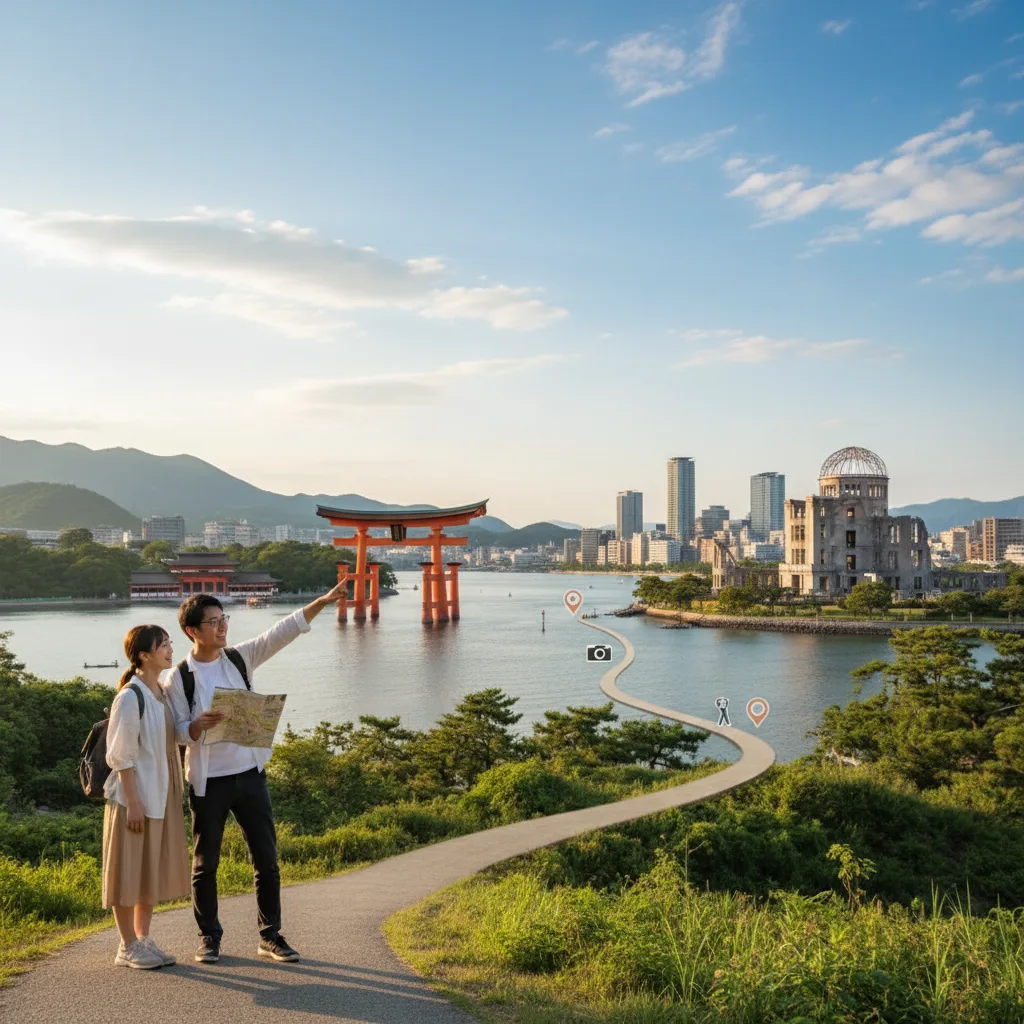 ## 厳島神社と原爆ドームの距離を攻略する観光プラン