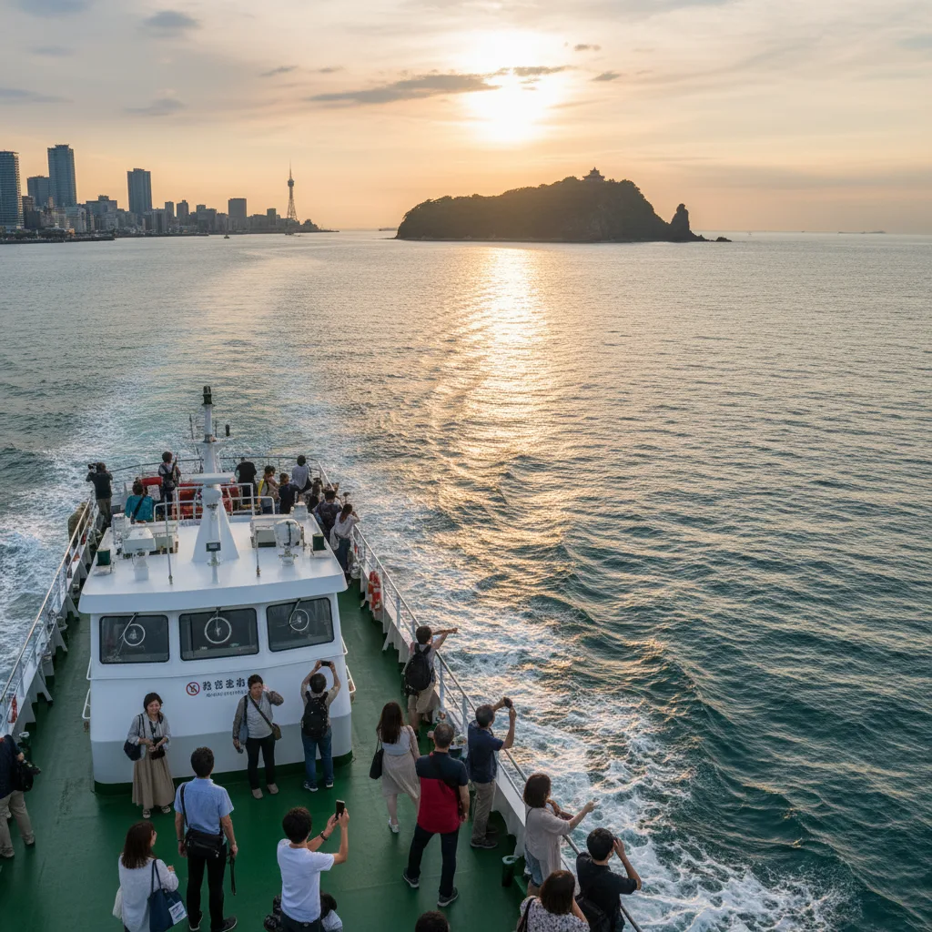 ## 福岡から大島へ!沖ノ島を望む旅の具体的な行き方