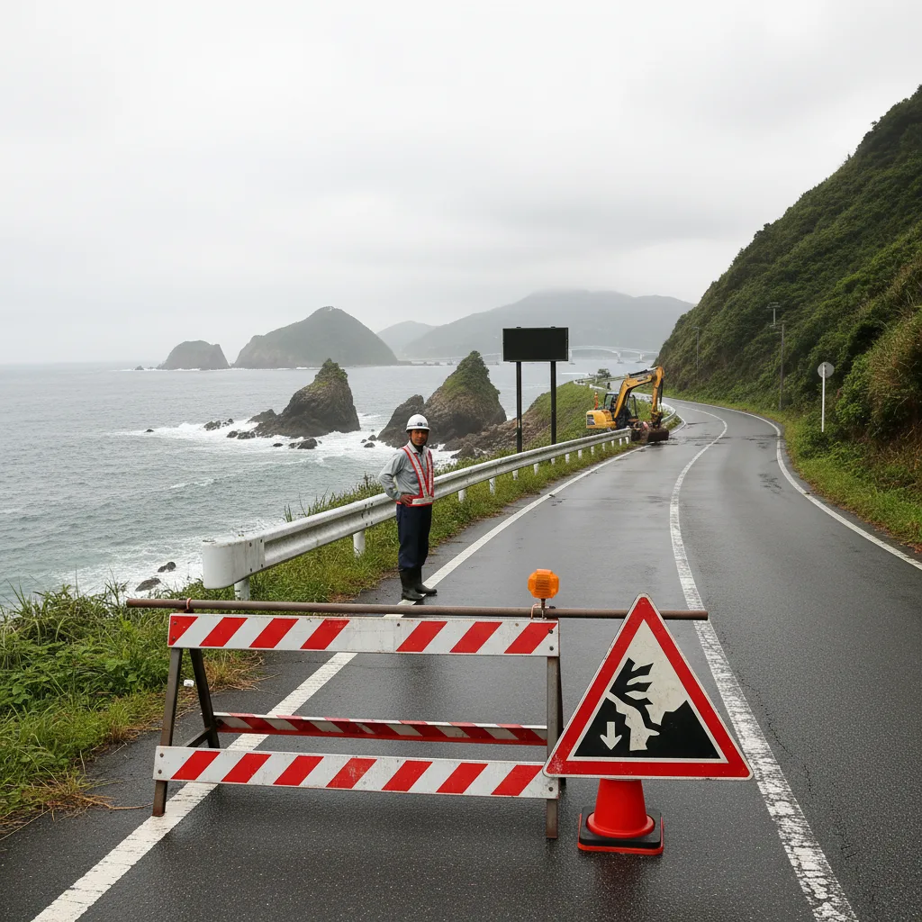 ## 天草への主要道路と通行止め、現在の注意点