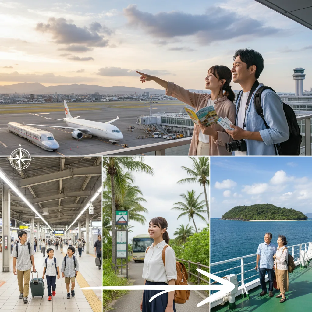 ## 出発地別！奄美大島までの行き方完全ガイド