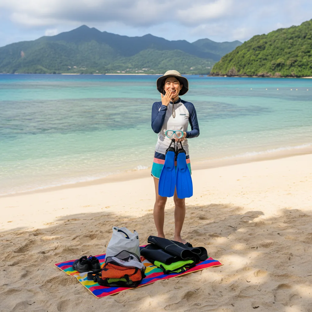 ## 西表島シュノーケリング 個人の準備と安全対策