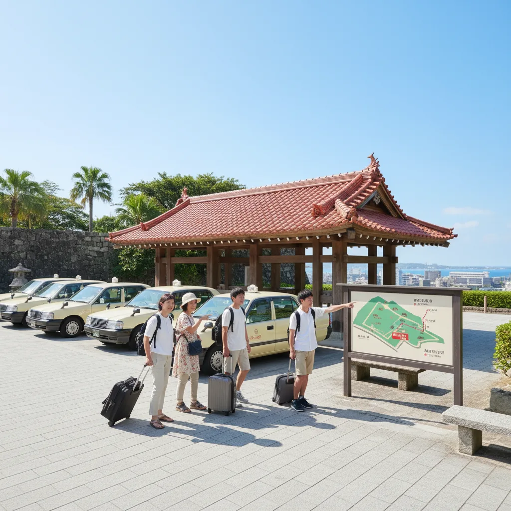 ## 料金や予約方法を知る首里城タクシー乗り場攻略法