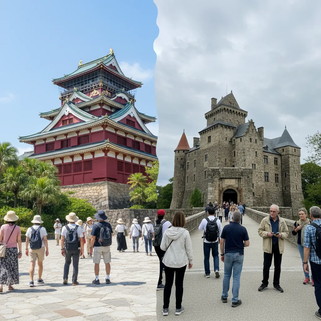 ## 観光が深まる、首里城の赤い理由と比較