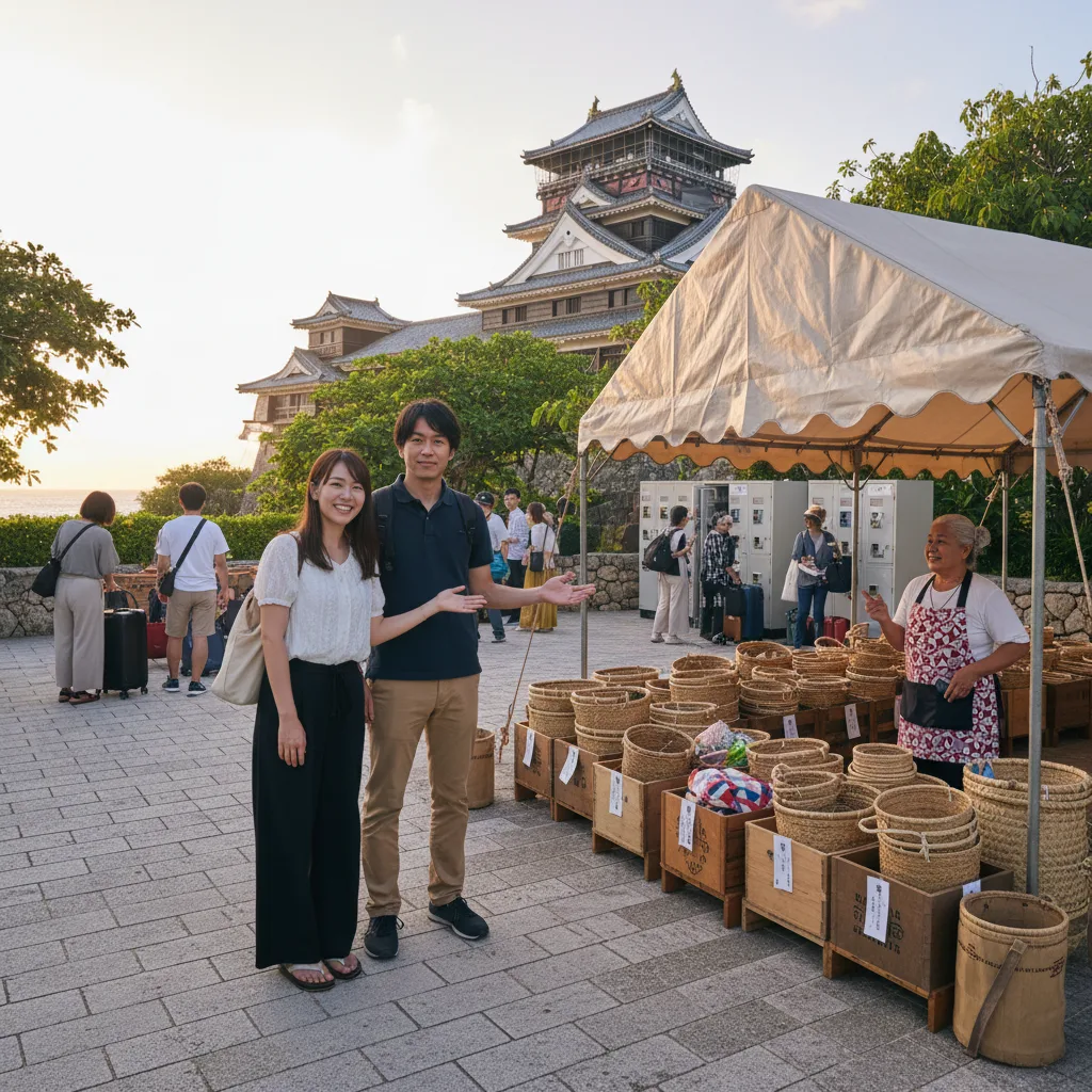 ## 満杯でも安心！首里城コインロッカー代替案