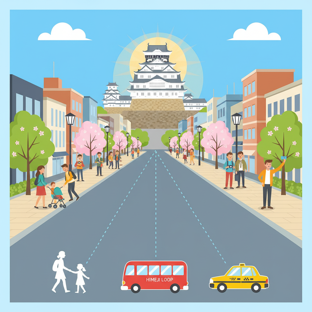 姫路城へは駅から何分？アクセス方法と所要時間を解説