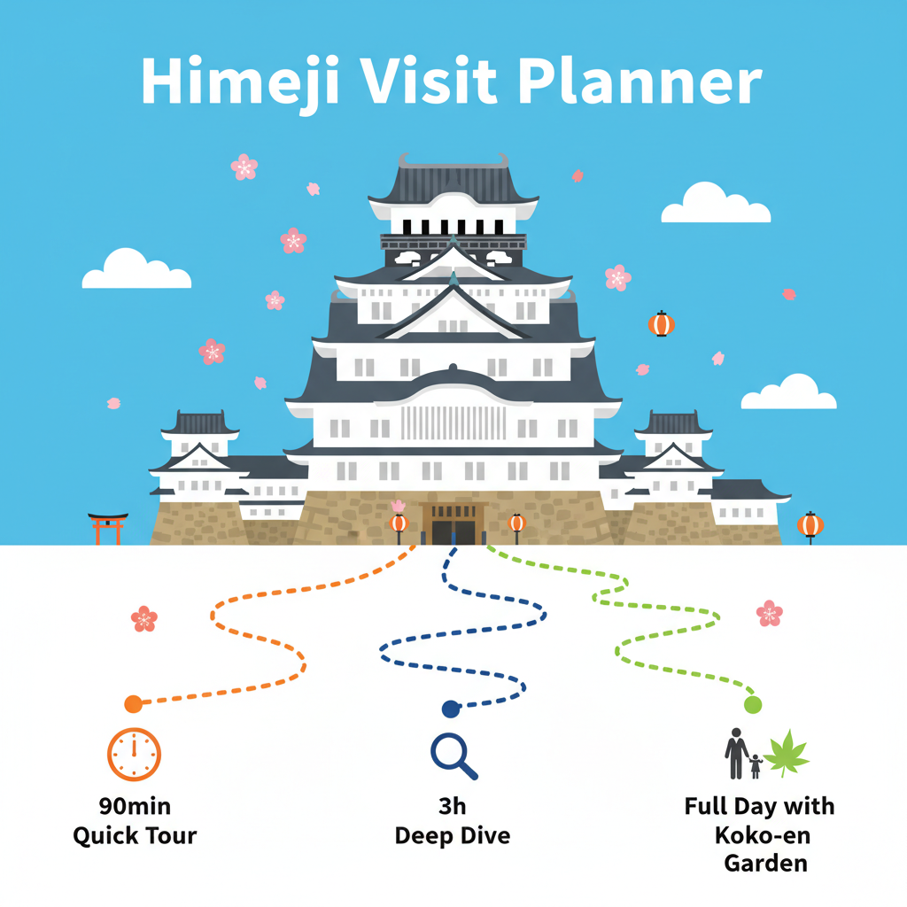 姫路城の滞在時間を解説！目的別モデルコース３選