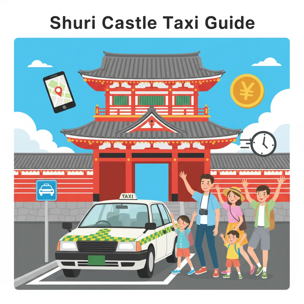 首里城タクシー乗り場はどこ？料金と便利な使い方を解説