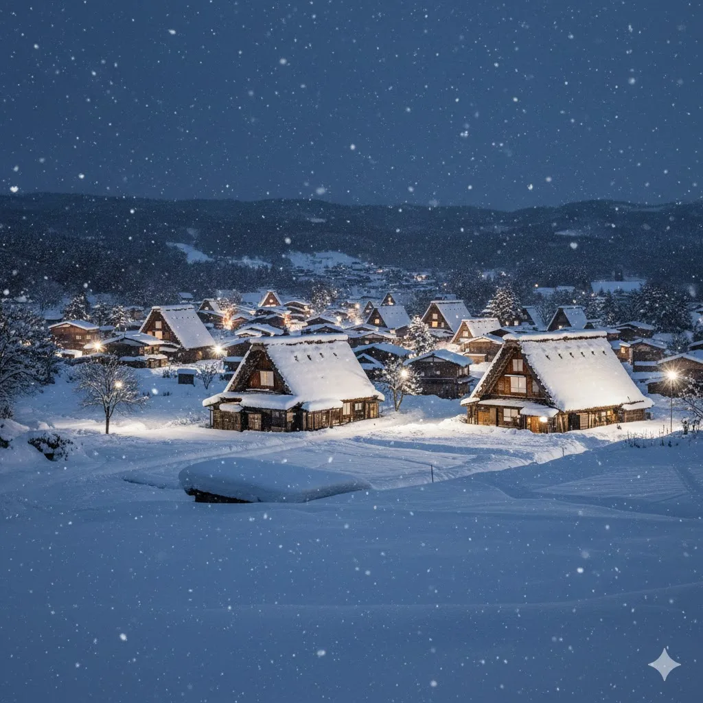 白川郷の雪はいつまで？見頃時期と冬の観光準備ガイド
