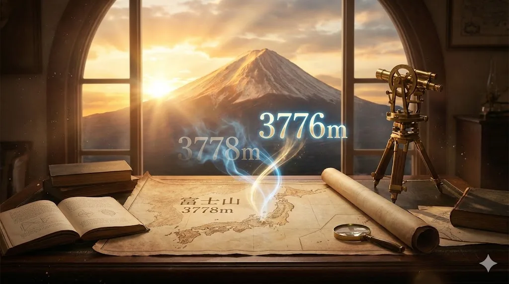 富士山高さ3778mの謎！現在の公式標高と変わった理由