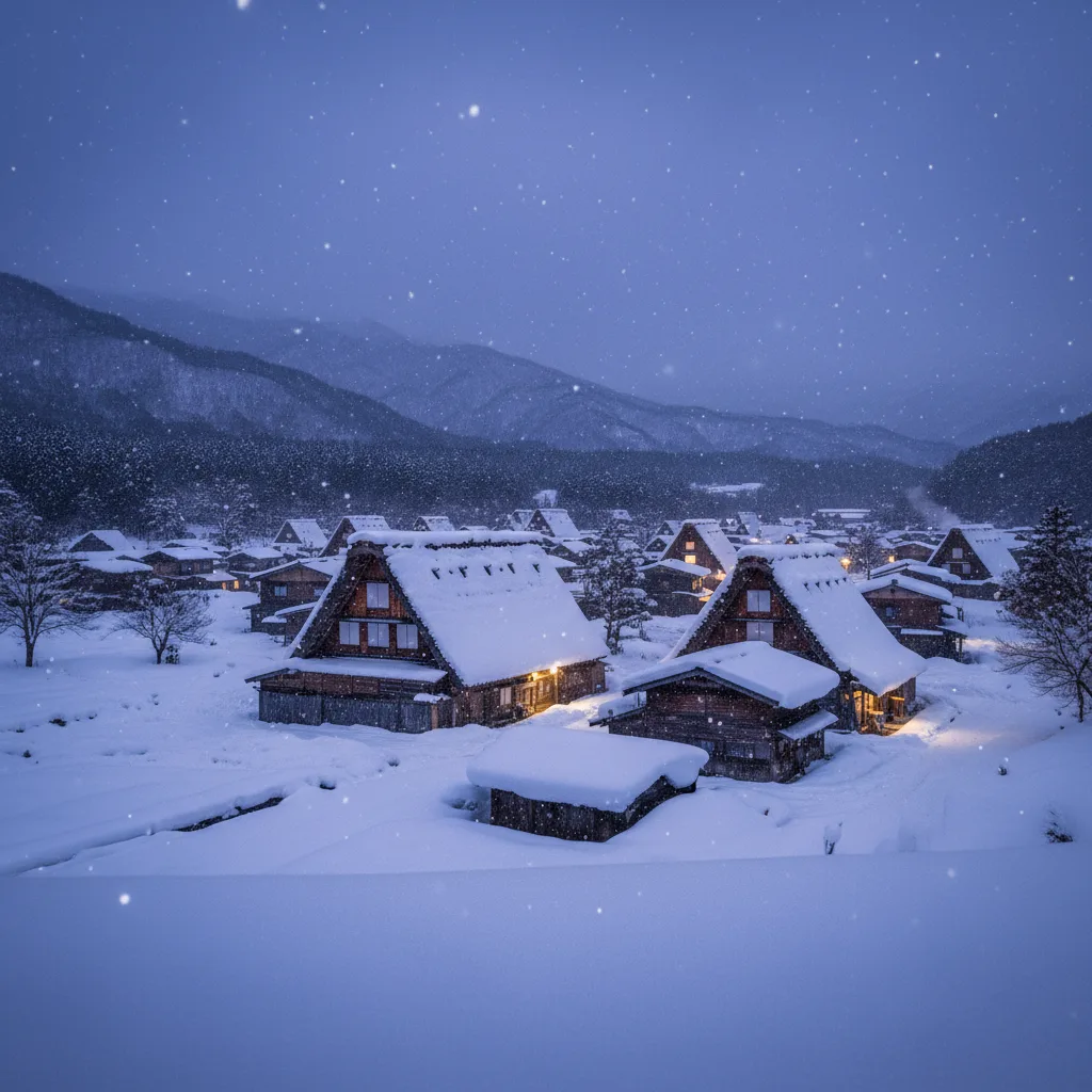 白川郷の雪はいつまで？見頃時期と冬の観光準備ガイド