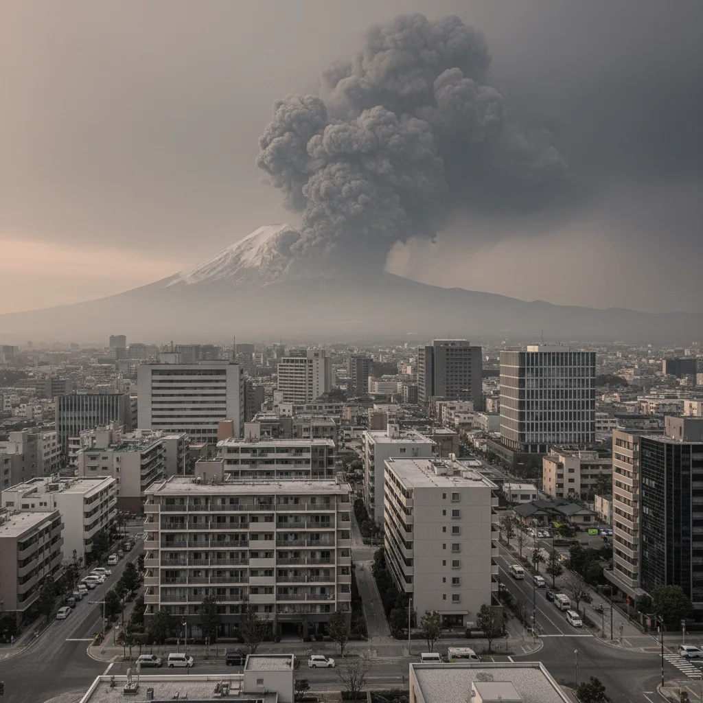富士山噴火ハザードマップ|埼玉県の降灰影響と対策