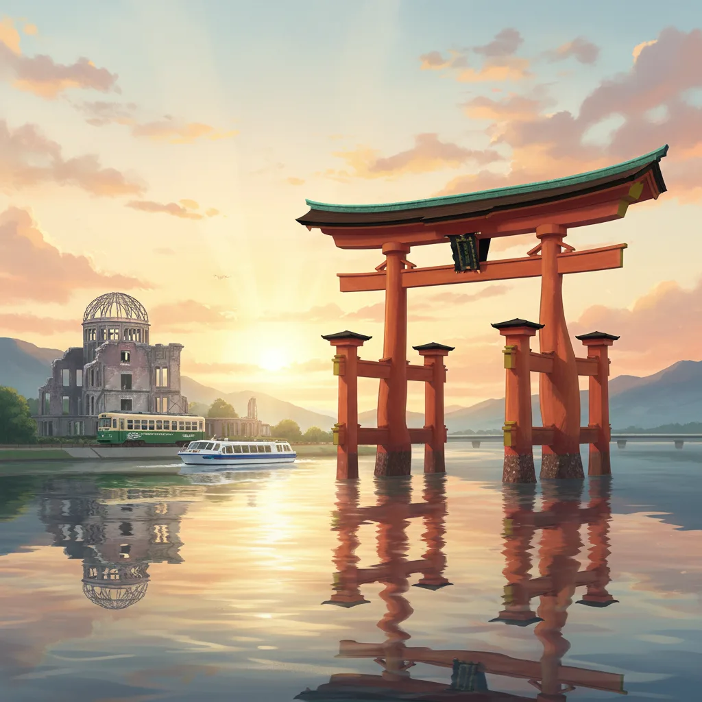 厳島神社と原爆ドームの距離は?アクセスと観光プラン解説