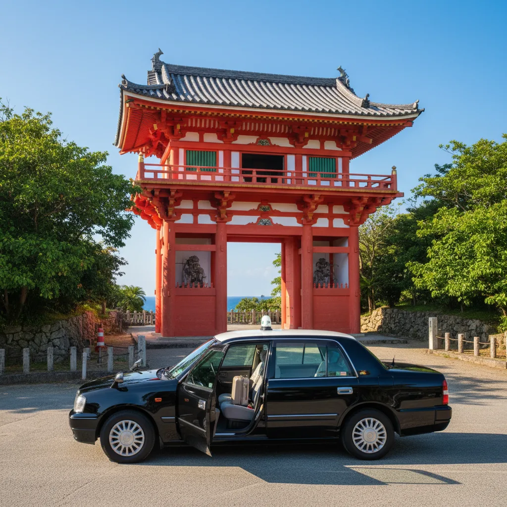 首里城タクシー乗り場はどこ？料金と便利な使い方を解説