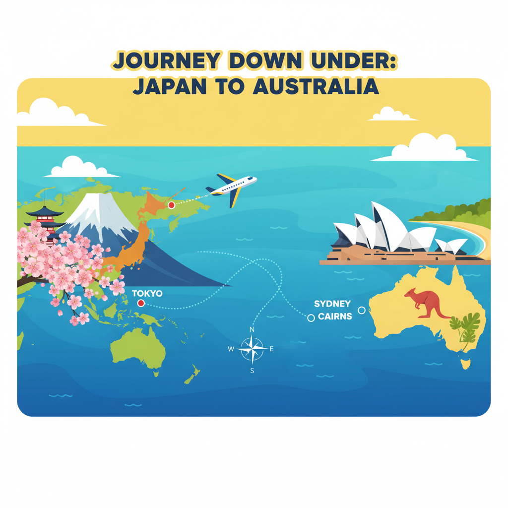 日本からオーストラリアの距離は?時間と賢い旅行計画