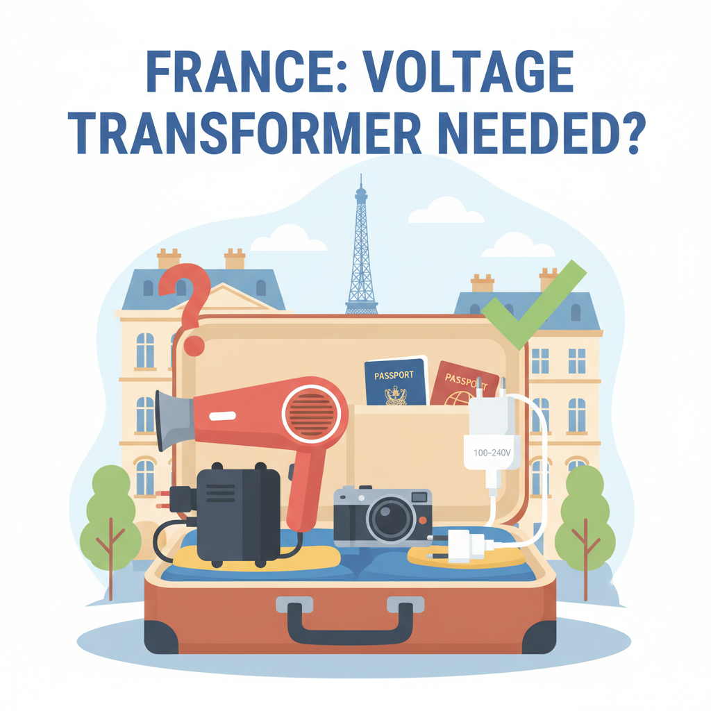 フランス旅行に変圧器は必要？持ち物準備の疑問を解決