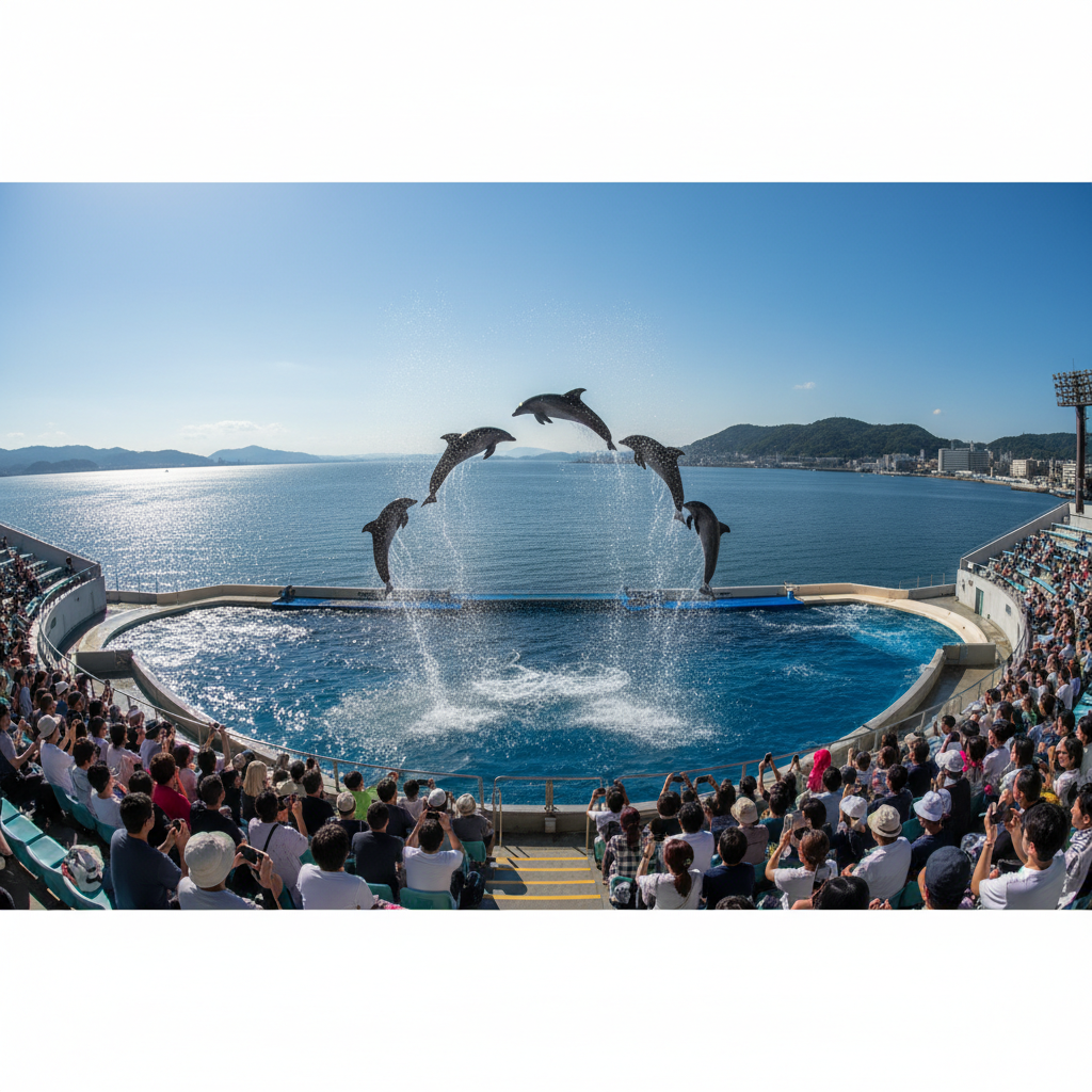須磨シーワールドのイルカショーは何分？公演時間を解説